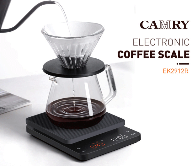 CAMRY เครื่องชั่งสูตรอาหารในครัวเรือน ยี่หัอ CAMRY รุ่น เครื่องชั่งกาแฟ Coffee Scale รหัส EK2912R