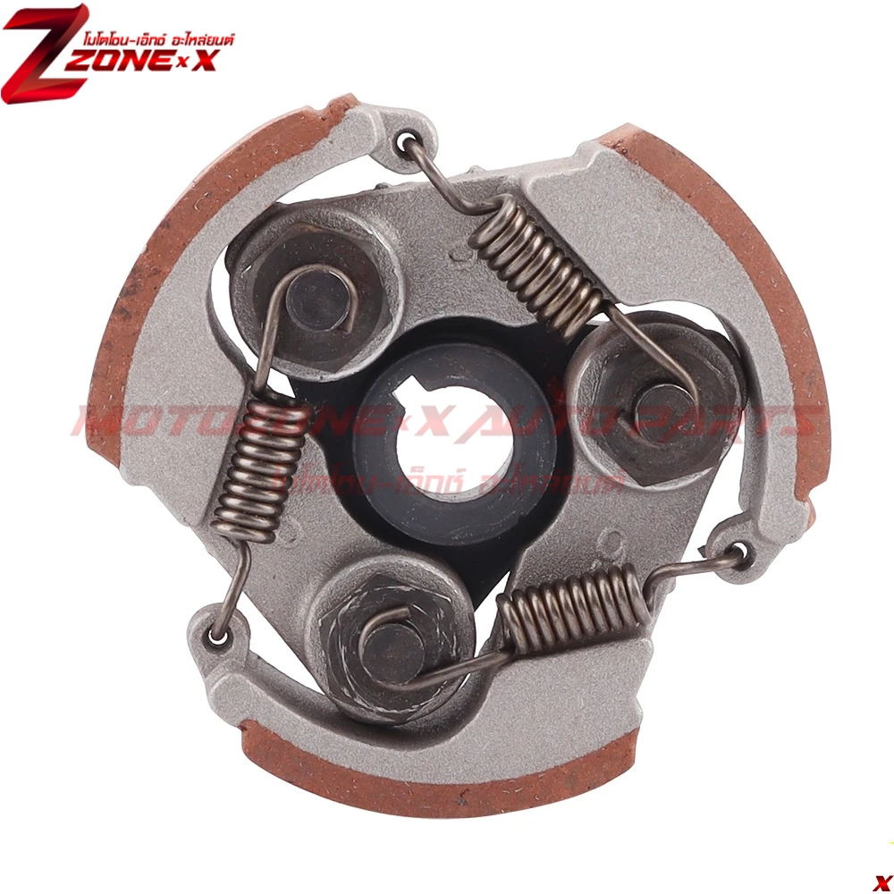 ผ้าคลัตช์พร้อมสปริง 3 ตัว Clutch Pad with 3 Springs 40-6 for 2 Stroke 47cc 49cc mini pocket bike, dirt bike, ATV and scooter MOTOZONE-X(โมโตโซน-เอ็กซ์) อะไหล่ part