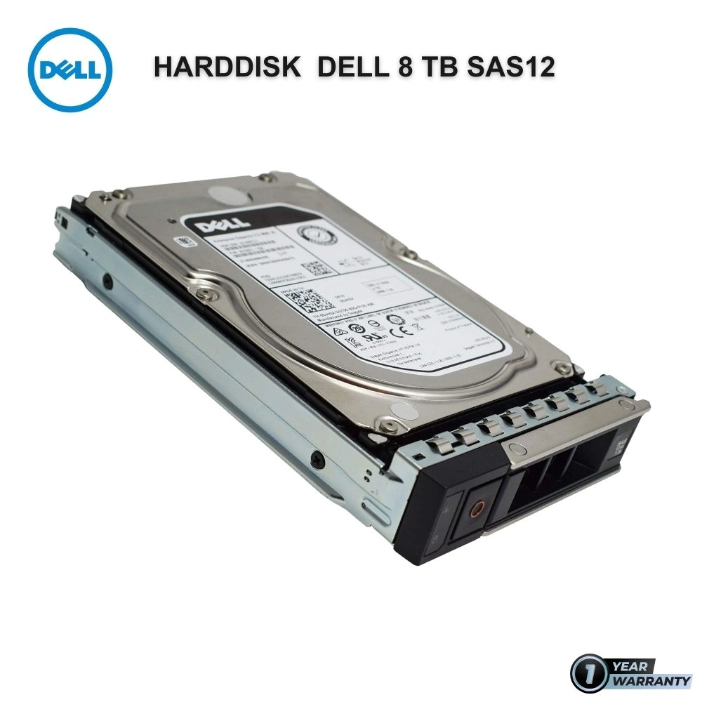 Harddisk Server Dell 8TB SAS12 ประกันศูนย์1ปี ลดราคาพิเศษ