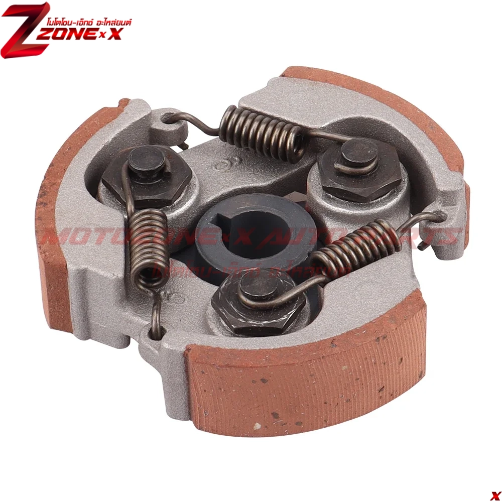 ผ้าคลัตช์พร้อมสปริง 3 ตัว Clutch Pad with 3 Springs 40-6 for 2 Stroke 47cc 49cc mini pocket bike, dirt bike, ATV and scooter MOTOZONE-X(โมโตโซน-เอ็กซ์) อะไหล่ part