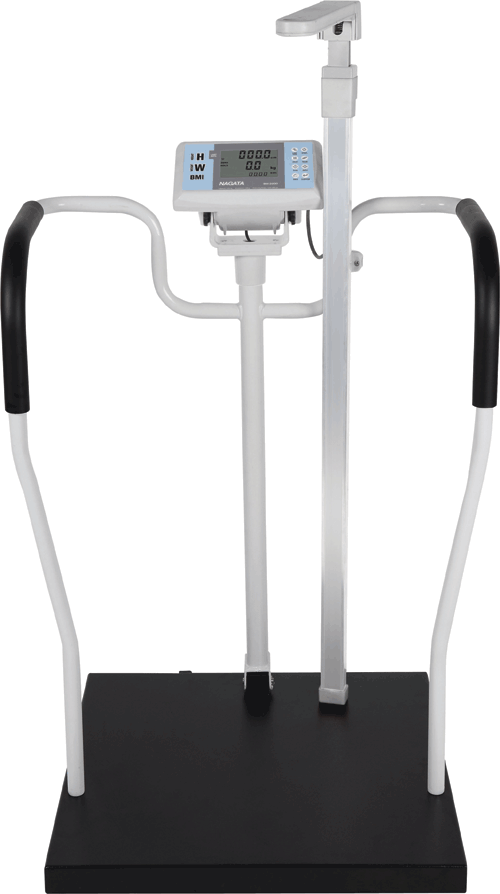 เครื่องชั่งน้ำหนักพร้อมที่วัดส่วนสูง ยี่หัอ NAGATA รุ่น เครื่องชั่งน้ำหนักระบบดิจิตอลและชุดราวจับ รหัส BW-2232MH